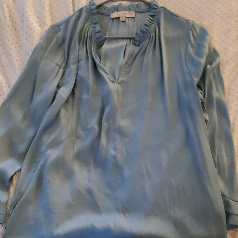 Light blue blouse
